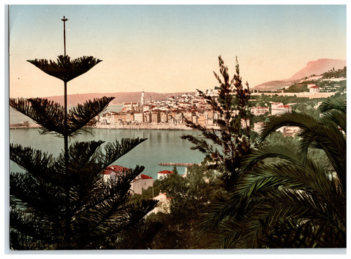 Frankreich menton ansicht - frankreich,,